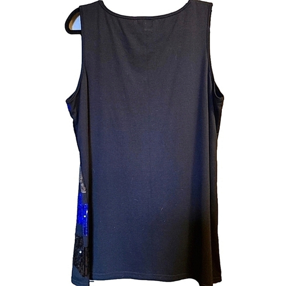 CANDY COUTURE PLUS SEQUIN MINI DRESS SLEEVELESS METALLIC WOMENS SIZE 3X - Picture 7 of 9